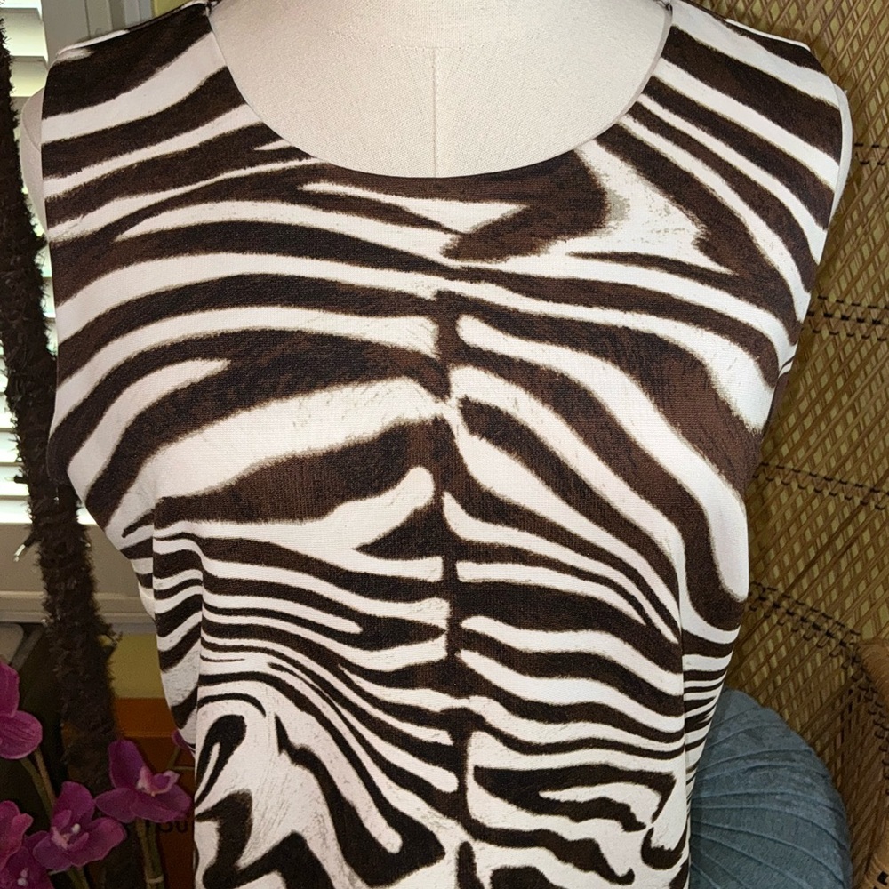 Michael Kors Women’s Animal Print Tank Size L - Picture 5 of 10